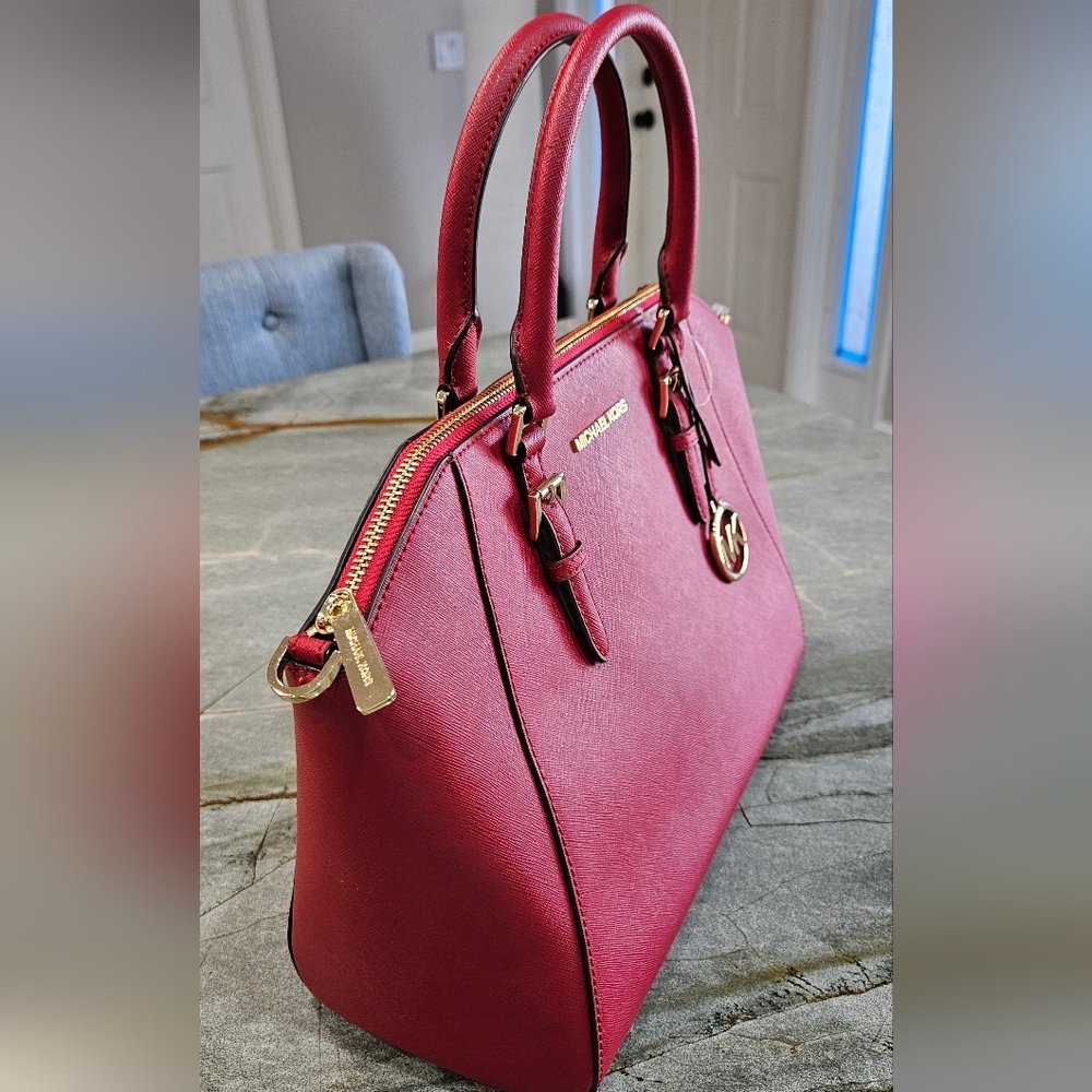 Michael Kors Red Handbag NWT - Picture 4 of 15